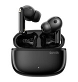 OneOdio Auricolari Wireless Supereq S10 - Auricolari Bluetooth 5.4 ANC/ENC TWS - Nero