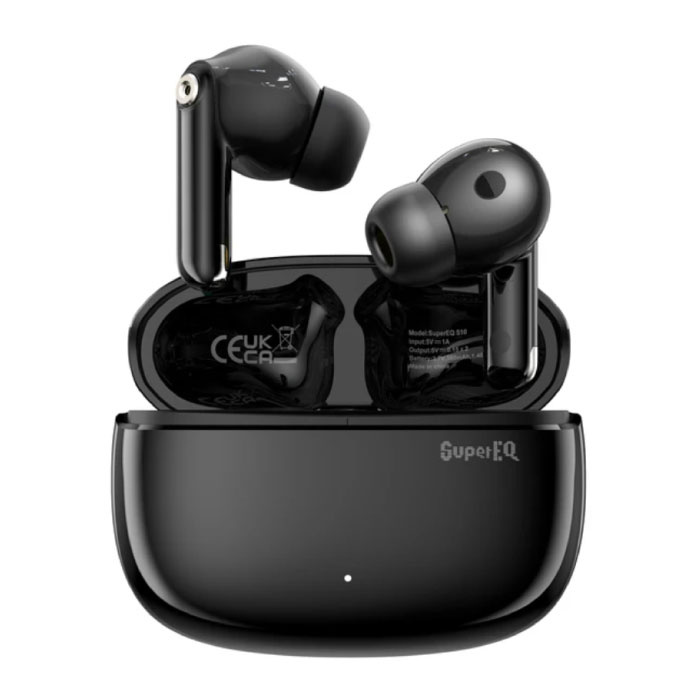 Écouteurs sans fil Supereq S10 - Écouteurs Bluetooth 5.4 ANC/ENC TWS - Noir