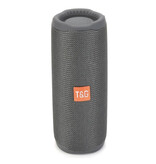 T & G Altavoz inalámbrico TG365 - Altavoz de barra de sonido Bluetooth con subwoofer - Gris