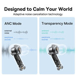 Baseus Bezprzewodowe słuchawki Bowie M2 – słuchawki douszne ANC/ENC TWS Bluetooth 5.3 – czarne