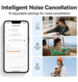 Baseus Bezprzewodowe słuchawki Bowie M2 – słuchawki douszne ANC/ENC TWS Bluetooth 5.3 – czarne