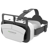 Stuff Certified® Gafas 3D de realidad virtual G12 - Para teléfonos de 4,5 a 7 pulgadas - Blanco