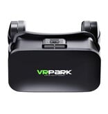 VRPARK Okulary 3D do wirtualnej rzeczywistości J20 – do telefonów o przekątnej od 4,7 do 6,7 cala – czarne