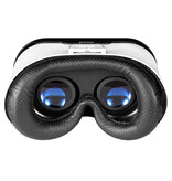 VRPARK J60 Virtual Reality 3D Bril met Koptelefoon en Controller - Voor 4,5 tot 6,7 inch Telefoons - Wit