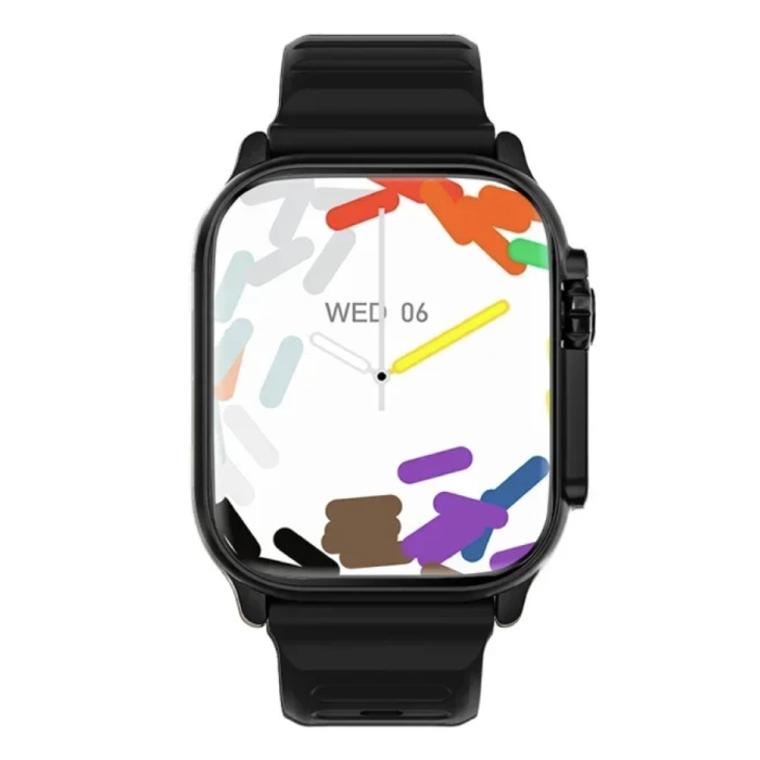 Monitor stanu zegarka Smartwatch I33 - Zegarek monitorujący stan zdrowia sportowego - Pasek silikonowy - Czarny