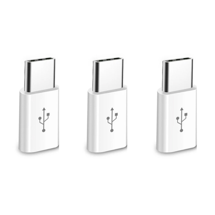 3-pakowy konwerter adaptera Micro-USB na USB-C — duża prędkość