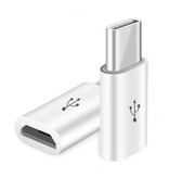 Stuff Certified® 3-Pack Micro-USB naar USB-C Adapter Converter - High Speed