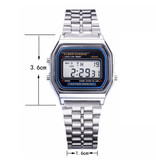 GoGoey TMC212 Digital Watch - Wristwatch 3 ATM Waterproof - Silver