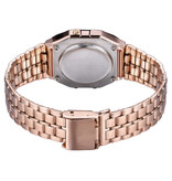 GoGoey Montre numérique TMC212 - Montre-bracelet étanche 3 ATM - Rose