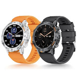 Lige Smartwatch - Monitor stanu sportowego Zegarek z trackerem iOS Android - Stalowy pasek - Srebrny