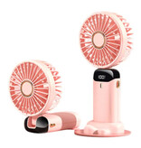 ZokmanCE Tragbarer Mini-Ventilator N15 – USB-Kühlventilator, energiesparend – Rosa