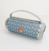 T & G Altavoz inalámbrico TG-116C - Barra de sonido Bluetooth de 1200 mAh - Gris Azul
