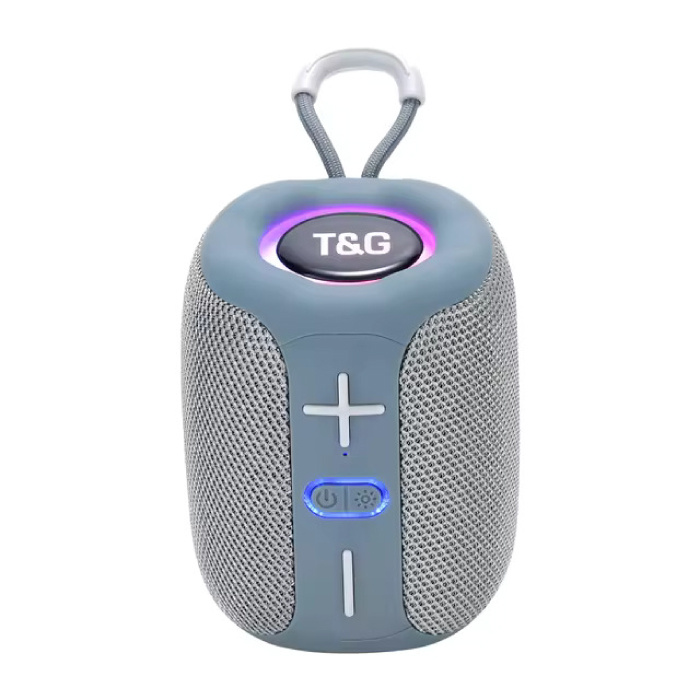 Głośnik bezprzewodowy TG658 - Bateria 1200 mAh - Subwoofer Bluetooth 5.3 Radio HiFi TF - Szary