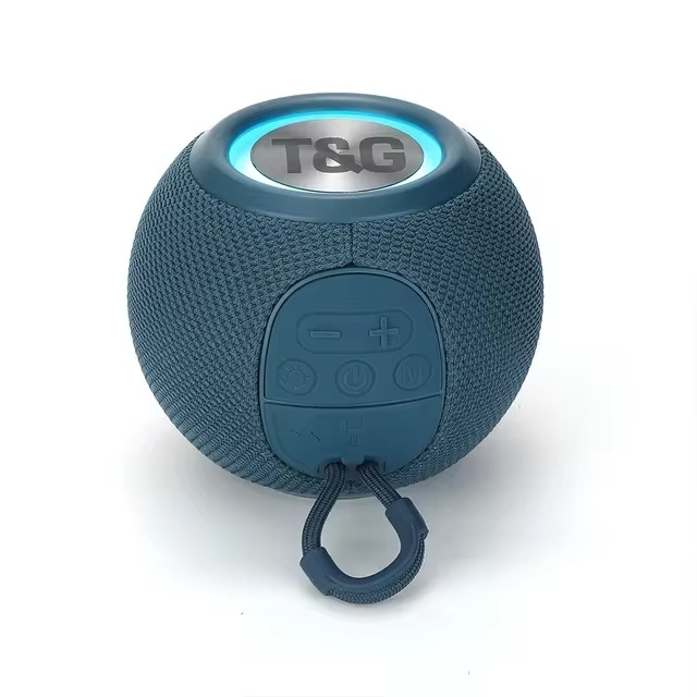 Haut-parleur sans fil TG337 - Batterie 1200mAh - Caisson de basses Bluetooth 5.3 Radio HiFi TF - Bleu