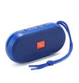 T & G Altavoz inalámbrico TG179 - Batería de 1200 mAh - Subwoofer HiFi Bluetooth - Azul