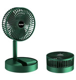 Super Mini ventilador de escritorio - Ventilador de refrigeración plegable Ahorro de energía - Blanco