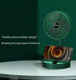 Super Mini Desk Fan - Foldable Cooling Fan Energy Saving - Green