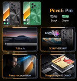 Stuff Certified® Pova 6 Pro Smartphone – 12 GB RAM – 512 GB Speicher – 50 + 108 MP Kamera – 8000 mAh Akku – Schwarz