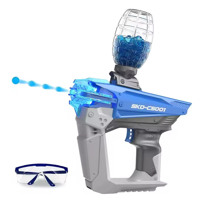 C5001 Elektrischer Gel Blaster mit 5000 Bällen - Wasserspielzeug Schaum Shooter - Blau