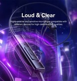 Baseus Auriculares HZ11 con micrófono y controles - Auriculares USB-C con control de volumen Auriculares con cable - Blanco