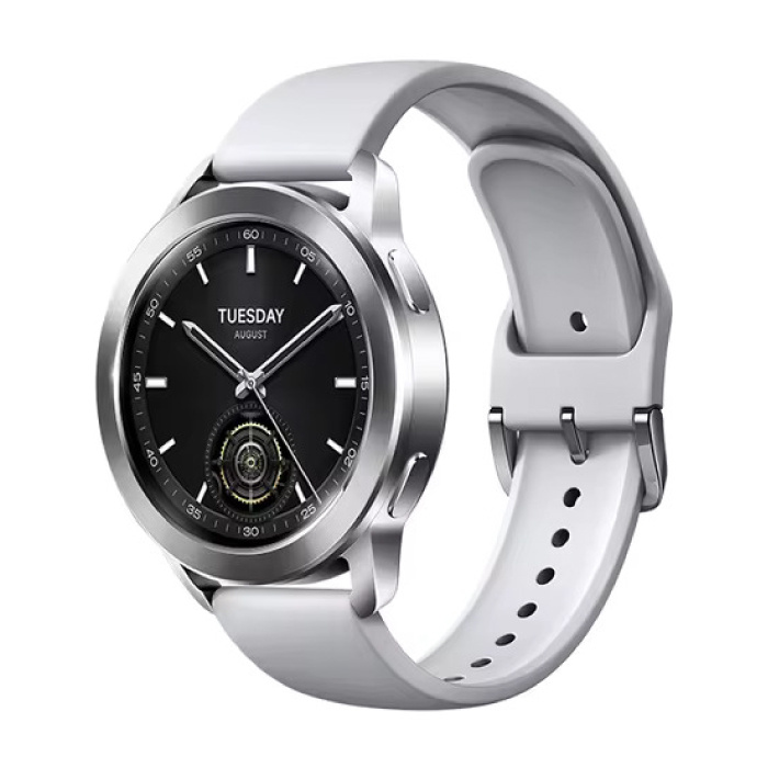 Smartwatch S3 - Display AMOLED - Tracker di attività sportive e fitness iOS Android - Argento