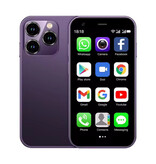 SOYES Smartphone XS15 Mini - 2 Go de RAM - 16 Go de stockage - Appareil photo 5 MP - Batterie 1000mAh - Violet