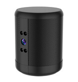 AEVYVKV Mini kamera bezpieczeństwa / głośnik Bluetooth - głośnik Kamera HD 1080p Dwukierunkowy domofon - czarny