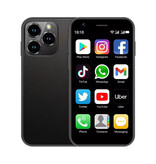 SOYES Mini smartphone XS16 - 2 GB di RAM - 16 GB di spazio di archiviazione - Fotocamera da 5 MP - Batteria da 2000 mAh - Nero