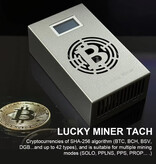 DUTRIEUX Lucky Miner V6 – LED-Anzeige – Krypto-Bitcoin-Mining-Maschine – BM1366 – SHA256 – 13 W