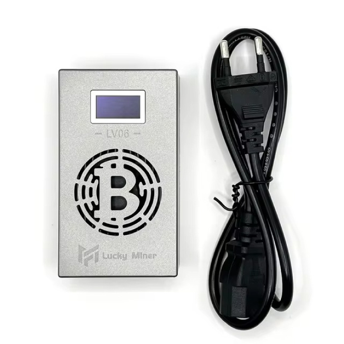 Lucky Miner V6 – LED-Anzeige – Krypto-Bitcoin-Mining-Maschine – BM1366 – SHA256 – 13 W