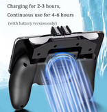 Stuff Certified® K20 Mobile Gaming Controller for PUBG - Cooling Fan - Trigger Key & Grip Gamepad - Black