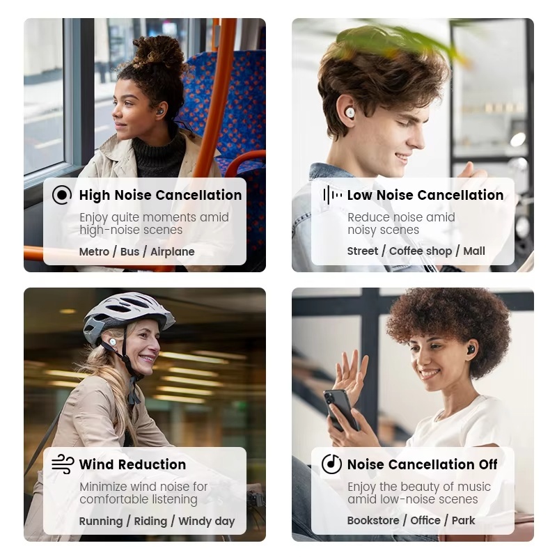 Edifier Écouteurs sans fil TWS1 Pro 2 - Bluetooth 5.3 - Écouteurs à commande tactile - Blanc