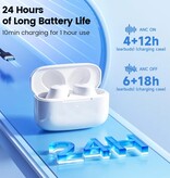 Edifier Auriculares inalámbricos TWS1 Pro 2 - Bluetooth 5.3 - Auriculares con control táctil - Blanco