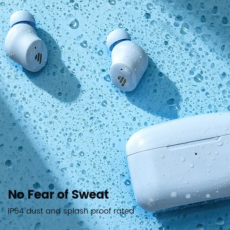 Edifier Écouteurs sans fil TWS1 Pro 2 - Bluetooth 5.3 - Écouteurs à commande tactile - Blanc