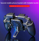 APWIKOGER M10 Mobile Gaming Controller for PUBG - L1R1 Trigger Key & Grip Gamepad - Black