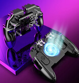 APWIKOGER M11 Mobile Gaming Controller for PUBG - Cooling Fan - L1R1 Trigger Key & Grip Gamepad - Black