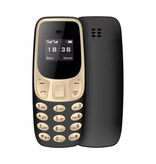 SERVO BM10 Mini-Telefon – 0,66-Zoll-HD-Bildschirm – Dual-SIM – Dumphone GSM – Gold