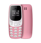 SERVO Mini telefono BM10 - Schermo HD da 0,66 pollici - Doppia SIM - Dumphone GSM - Rosa