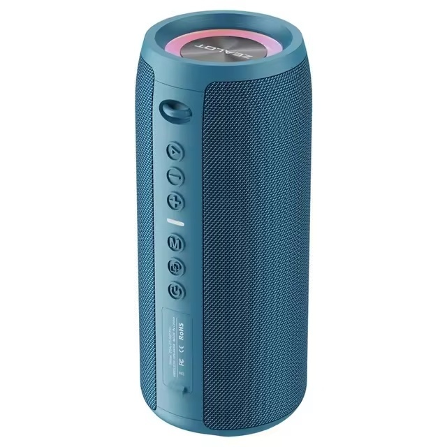 Głośnik Bezprzewodowy Zealot S51 Pro - Bluetooth 5.2 TWS Boom Box 40W - Niebieski