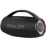 Zealot S97 Wireless Speaker with Handle - Bluetooth 5.2 TWS 80W RGB Boom Box - Black