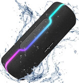 Zealot Enceinte sans fil S55 - Bluetooth 5.2 TWS Boom Box 10W - Noir