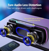 Zealot Głośnik Bezprzewodowy S55 - Bluetooth 5.2 TWS Boom Box 10W - Czarny