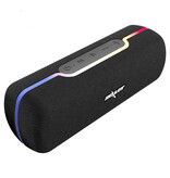Zealot Enceinte sans fil S55 - Bluetooth 5.2 TWS Boom Box 10W - Noir