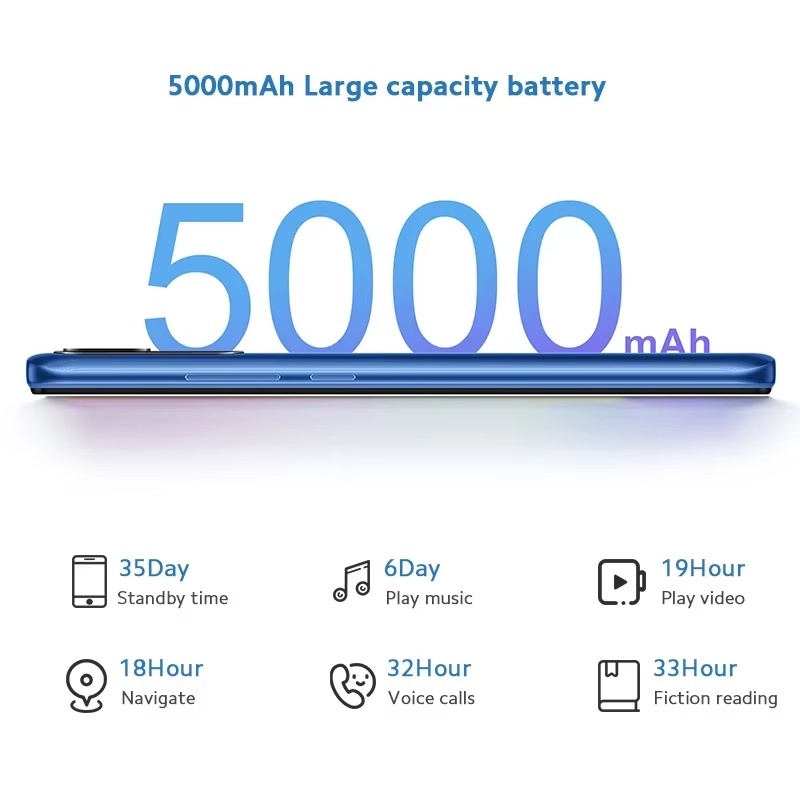 Xiaomi Smartfon Redmi 10A - 4 GB RAM - 128 GB pamięci - Aparat 13 + 5 MP - Bateria 5000 mAh - Czarny