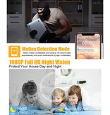 Xiaomi Mini caméra de sécurité - Caméscope HD 1080p Détection de mouvement Alarme de vision nocturne - Noir