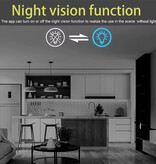 Xiaomi Mini cámara de seguridad - Videocámara HD de 1080p Detección de movimiento Alarma de visión nocturna - Negro