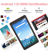 PRITOM B8 Tablet - 8 Inch Display - 64 GB Opslag - 2 MP / 8 MP Camera - 5000mAh Batterij - Roze