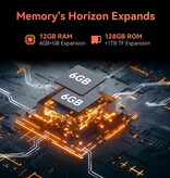 Cubot Smartphone Note 21 - 12 Go de RAM - 128 Go de stockage - Appareil photo 50 + 8 + 2 MP - Batterie 5200mAh - Orange