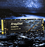 XrayDisk Disque dur SSD interne M.2 - 2 To - PCIe NVME - Carte mémoire SSD pour PC / ordinateur portable