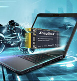XrayDisk Disque dur SSD interne M.2 - 2 To - PCIe NVME - Carte mémoire SSD pour PC / ordinateur portable